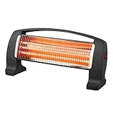 Quarzboden Heizstrahler - Leistung in 3 Stufen regelbar (400/800/1200W) Effiziente und schnelle Wärme für jeden Raum - Ideal für kaltes Wetter und Heimgebrauch.