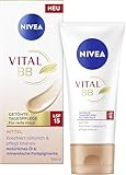 NIVEA VITAL BB Getönte Tagescreme mit LSF 15, Gesichtspflege für natürliche Deckkraft dank mineralischen Farbpigmenten, Gesichtscreme für reife Haut (50 ml)
