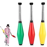 Jonglierkeule, Trainer Street Jonglierkeulen, Tolle Trainerkeule, jonglierset, Jonglierkeulen für Erwachsene, 3 Jonglierstifte für Profis und Anfänger für Anfänger und Fortgeschrittene Jongleure