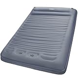 Origem Isomatte Selbstaufblasend 2 Personen, 14CM Ultraleichte Luftmatratze Camping Aufblasbar Kleines Packmaß mit Fußpumpe, übergroße Matratze für Zelt, Rucksack, Wandern und Camping