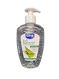 Elina 2 in 1 Hand Hygiene-Gel Hände und Oberflächen mit Aloe Vera 300ml Spender
