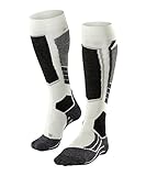 FALKE Damen Skisocken SK2 Intermediate W Kh Wolle Funktionsmaterial warm dick 1 Paar, Weiß Off-White 2040, 37-38