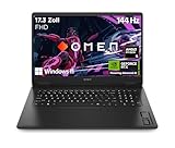 HP Omen Gaming Laptop | 17,3 Zoll FHD-Display - 144 Hz | AMD Ryzen 5 8645HS | 16 GB DDR5 RAM (2x8 GB) | 1TB SSD | NVIDIA GeForce RTX 4050 (6 GB) | QWERTZ | Windows 11 Home | Shadow Black