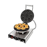 YANYUESHOP Elektrischer Einkopf-Donut-Maker, Waffelofen, Mehrpersonen, Frühstücksmaschine, Zuhause, Party, Muffin, Schule, kommerzielle Gitter, Kuchenmacher, Kreppmaschine