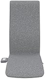 Leitz iComfi Beheizbare Sitzauflage mit Akku, Kabellose Heizauflage, 14 Stunden Akkulaufzeit, 3 Wärmestufen, Schnellaufheizung, Abschaltautomatik & abnehmbarem Bezug, Hellgrau, 130x40x8cm, 65940085