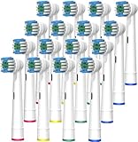 Aufsteckbürsten Ersatzzahnbürsten Ersatz Zahnbürsten für Oral-B elektrische Zahnbürsten 16 Stück