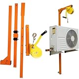 Klimagerät Hebewerkzeug mit manuellem Seilwinde Hebezeug für einfache Installation und 150 kg Tragkraft