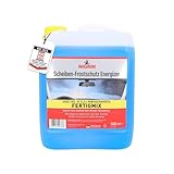 NIGRIN Scheiben Frostschutz Fertigmix ENERGIZER | 5 Liter | wirksam bis -18°C | Reinigungszusatz für Autoscheiben und Scheinwerfer | gegen Schnee, Salz, Öl, Ruß | schlierenfreie Sicht | Wach-Mach Duft