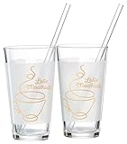 Ritzenhoff & Breker Latte Macchiato Gläser-Set Coffee, 2-teilig, Klar