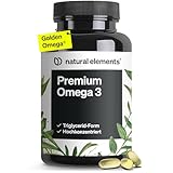 Premium Omega 3 – 120 Kapseln – GoldenOmega® mit 80% Omega 3 Anteil – in Triglycerid-Form – Laborgeprüft, aufwendig aufgereinigt und aus nachhaltigem Fischfang - ohne unnötige Zusätze