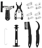 Huifoo Kettennieter Fahrrad,Kettenzange,Fahrradkette Werkzeug,Kettenschloss Zange,4 Paar Fahrrad Link Zange,für Mountainbike,Rennrad Reparatur Werkzeug Set,für 6-11 Fach Fahrradkette Werkzeug