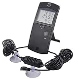 Digitales Terrarium-Thermometer/ -Hygrometer mit Messsonden, mit Max.- und Min.-Anzeige, ideal für Reptilienbecken, Terrarien, Vivarien, Brüter, und Inkubatoren