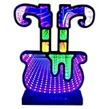 Halloween Night Light, Nachthaut Halloween -Lampe, Geführte Gruselige Nachtlicht, Kompakte Und Leichte, Gruselige Umgebungsglow, 14x5x21 Cm, Ideal Für Partys