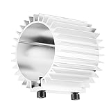Auto Motor Ölfilter Kühler Kühlkörper Abdeckung, schwarz Silber Auto Motor Ölfilter Kühler/Kühlkörper Abdeckung/Kappe Aluminiumlegierung Kit(Silber)
