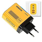 Penlimly Ladestation,Reise-Ladegerät Mit 5 Anschlüssen Für Zuhause - Kompaktadapter für Reise Wohnzimmer Büro Zuhause
