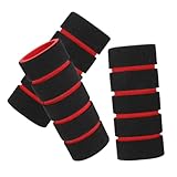 SOPOTUTU 3 Stück Anti rutsch Fitness Griffe Schaumstoff Überzüge für Klimmzugstange Türrahmen Schutz Weiche Langlebige Polsterung Gewichtheber Bar Schutz Fitnessgeräte Zubehör