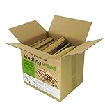 Feniks Anzündholz 20 Liter (ca. 5-6 kg) – trockenes Holz für Kamin und Grill (Länge ca. 25 cm)