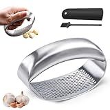 Garlic Press Rocker, 2025 Knoblauchpresse, Edelstahl Knoblauchwippe, Edelstahl Knoblauchwolf, Knoblauchzerkleinerer Knoblauchschneider zum Zerkleinern von Knoblauch (1PCS)