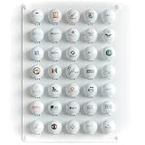 meollo | Golfball Regal | für 45 Bälle | 100% Stahl Golfball Vitrine | Golf Zubehör | Golf Geschenk | Geschenk für Golfer | Golfgeschenkartikel | Golfzubehör | Display Stand