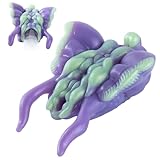 Kuaecr Realistisches Monster Mastubrator für Männer Groß Silikon Schmetterlingsform Masturbieren 3D Vagina Pocket Pussy Analtunnel Eichel Stimulator Tier Vagina Groß Mann Erotik Fantasy Sexspielzeug