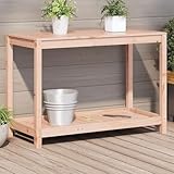 Home Garden Pflanztisch mit Ablage 108x50x75cm Massivholz Douglas