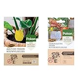 Paket: Pokon Aaltchen gegen Trauerfliegen (über 10 Pflanzen) + Pokon Bio Fangbilder gegen Masterfliegen 15 Stück - Trauerfliegen bekämpfen - Nematoden Nematoden Nematoden