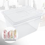 Heidenfeld SVS11 Sous Vide Garer Behälter - Extra groß 32.0 x 26.5 x 20.0 cm - Deckel - Rack - Behälter Set - Komplett Set - Volumen 11l - Sous-Vide Stick Zubehör - Kitchen aid (Behälter-Set)