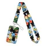 Ausweishülle mit Band, Kartenhalter Ausweis mit Lanyard,Busfahrkarten Hülle Schüler Einzigartige Kreativität kartenhalter Neck Lanyard für Lehrer, Doktor, Studen