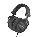 beyerdynamic DT 990 PRO Limited Black Edition 250 Ohm. Einseitig kabelgebundener Over-Ear-Studiokopfhörer für Mixing, Mastering und Editing. Handmade in Germany