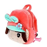 Beavorty 1 Stück Kinderrucksack School Bag Schulranzen Backpacks for School Children's Backpacks Schultasche für Student Umhängetasche süße Schultasche Plüsch