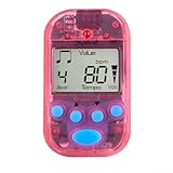 Besttoolifes Digitales Mini-Metronom mit Lautsprecher, multifunktional, für Saxophon, Gitarre, Violine, Flöte, Drum, 30–280 BPM, tragbares Übungswerkzeug (rot)