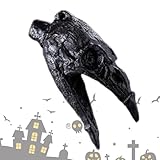 Todespfeife klein,Aztekische Todespfeife - Krähenschnabelförmiges lautes Pfeifen-Ornament,Aztekische Kriegspfeife, authentische aztekische Todespfeife, mit seltsamem Klang für moderne Anwendungen