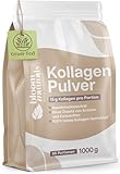 Collagen Pulver 1000g (1 KG) - Hochdosiert & Geschmacksneutral Kollagen Hydrolysat Pulver, Peptid Typ 1 & 3 - Kollagen Peptide - produziert in Deutschland Laborgeprüft