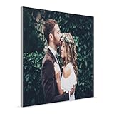 MIXPIX Fotokacheln 20x20 cm quadratisch im 1er-Set – Ihre individuelle Galerie – Leichte Schaumstoff-Dekorfliese mit personalisiertem Foto für Ihren Wohnraum – Wanddekor Fotocollage
