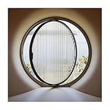 Fenster 360° Drehbares Sichtschutzglasfenster Aus Aluminium, Fenster Mit Griff Für Schuppen, Schlafzimmer, Keller, Spielhaus, 40 50 60 70 80 90 100 Cm Großes, Rundes, Mittig Aufgehängtes Loftfenster(B