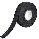 WEONE Schläger Tape, 25 Meters Verschleißfest Klebe Hockeyschläger Tape, Anti-Rutsch Schlägertape Eishockey Griffband (Schwarz)