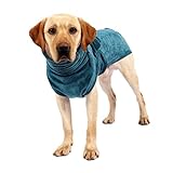 Hemobllo Plüschbademantel Schnelltrocknender Bademantel Hundehandtuch Super Saugfähig Hundebademantel Für Große Hunde Hunde PIPI Pad Hundebetten Schuhe Für Hunde Großes