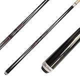 JIM DAVIS Profi Billardqueue Mirage, 12,5 mm Tip, Quick-Joint mit Gewindeschutz, Poolbillard-Cue mit super Spieleigenschaften, verziert mit Edelholz Dekoren. 3 Modelle (JDM-3)