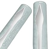 BLLMTEAR 2 Stück Nackenrollenbezug Bezug for Nackenrolle Nackenkissenbezug mit Reißverschluss for Kissenrollen aus Memory-Schaum und Nackenkissenrollen(19,2pcs:20x150cm)
