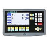 2-Achsen-Digitalanzeige-LCD-DRO-Kit HS800-2 Drehmaschine Fräsen Digitalanzeige und linearer S-Skala-Encoder Gitterlineal für Fräsmaschinen(50mm,0.005mm complete set)