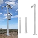 PA-DABAOO Überwachungskamera-Stangenset, Überwachungskamerastange Mit Blitzableiter Und Montagehalterung, Wetterfester Monitorhalterungsständer,A 3m/9.84ft