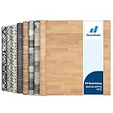 Floordirekt PVC Bodenbelag Meterware nach Maß Vinylboden, CV Linoleum für Küche & Balkon in Holzoptik, Fliesenoptik, Steinoptik - robust & pflegeleicht 100 x 200 cm | Atlantic | Buche-optik 101s