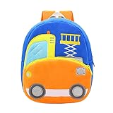 Fahrrad Rucksäcke Herren Trinkblase Plüschrucksack für 2 bis 4-jährige und Mädchen Hunde Rucksäcke Groß (K, One Size)