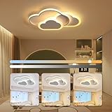 LED Deckenleuchte - 42W Kinderzimmer Lampe Decke, Kreative Wolkenlampe, Led Lampen Deckenlampen Dimmbar mit Fernbedienung 3000K-6000K, 52CM Deckenlampe Led für Wohnzimmer, Schlafzimmer, Kinderzimmer
