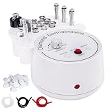 3 in 1 Diamant Mikrodermabrasion Dermabrasion Maschine, Professionelle Peeling Gesichtshautpflegeausrüstung mit Zauberstab, Sprühflasche und Vakuumglasrohr für Persönlichen Heimschönheitssalon