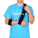 supregear Arm Sling, Verstellbare Schulter Brace Immobilizer Rotator Manschette Leichte Arm Swathe Unterstützung für Schulter Verletzungen, Gebrochene Knochen für Linken Rechten Arm Männer Frauen