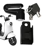 Bremsscheibenschloss für Motorrad, Bremsscheibenschloss für Motorrad - Vorhängeschloss für Elektroroller mit Bremsschloss aus Stahllegierung, wasserdichte Motorrad-Diebstahlsicherung