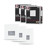 Paulmann 5221 Set LED Wandeinbauleuchte Edge 3er-Set eckig 80x5mm 3x1,2W 3x50lm 230V 2700K Weiß matt