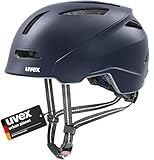 uvex urban planet - nachhaltiger Fahrradhelm für Damen und Herren - individuelle Größenanpassung - aus Recyclingmaterial - deep space matt - 58-61 cm