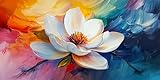 5D Diamond Painting Erwachsene Kits Blume Diamant Painting Bilder Lotus Diamond Painting Groß XXL 60x120cm Diamant Malerei Kunst Set für Anfänger Diamant Arts Malerei Stickerei für Deko Geschenke